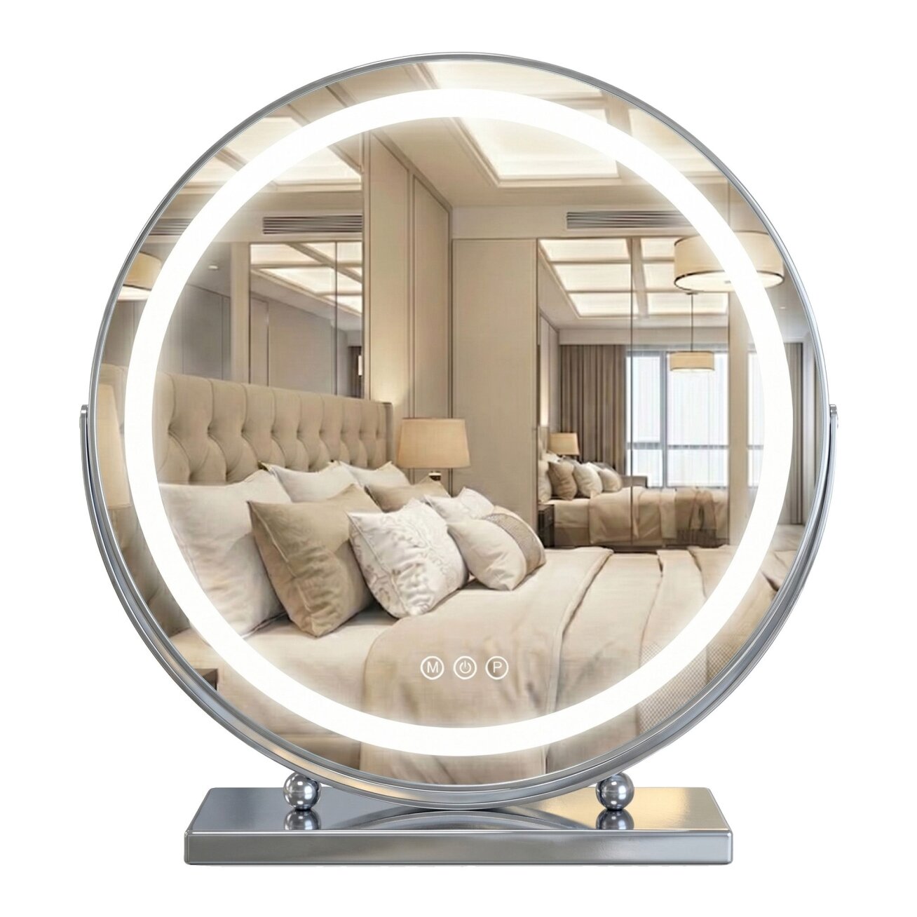 Veidrodis LED MAKE-UP Chrome 50 cm Veidrodis LED MAKE-UP Chrome 50 cm