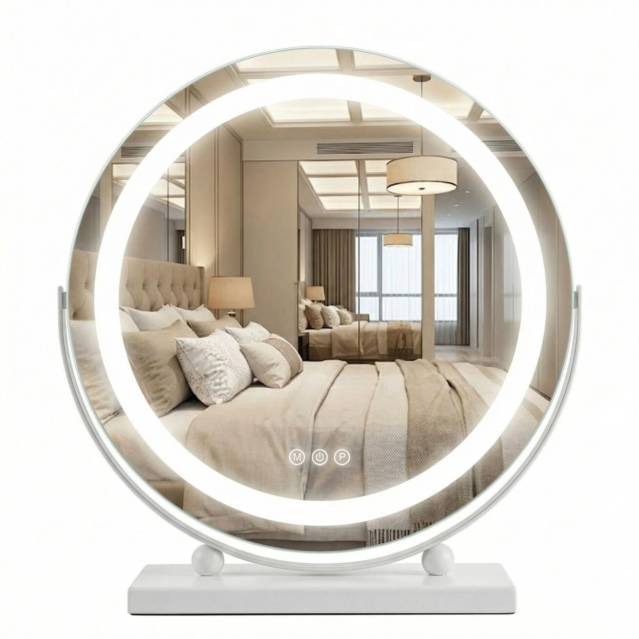 Veidrodis LED MAKE-UP White 58x45 8