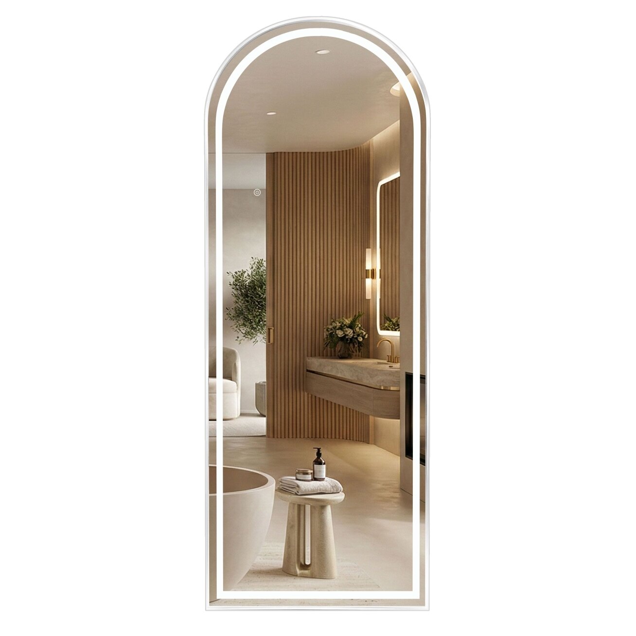 Veidrodis LED Orbit 50x160cm White Veidrodis LED Orbit 50x160cm White