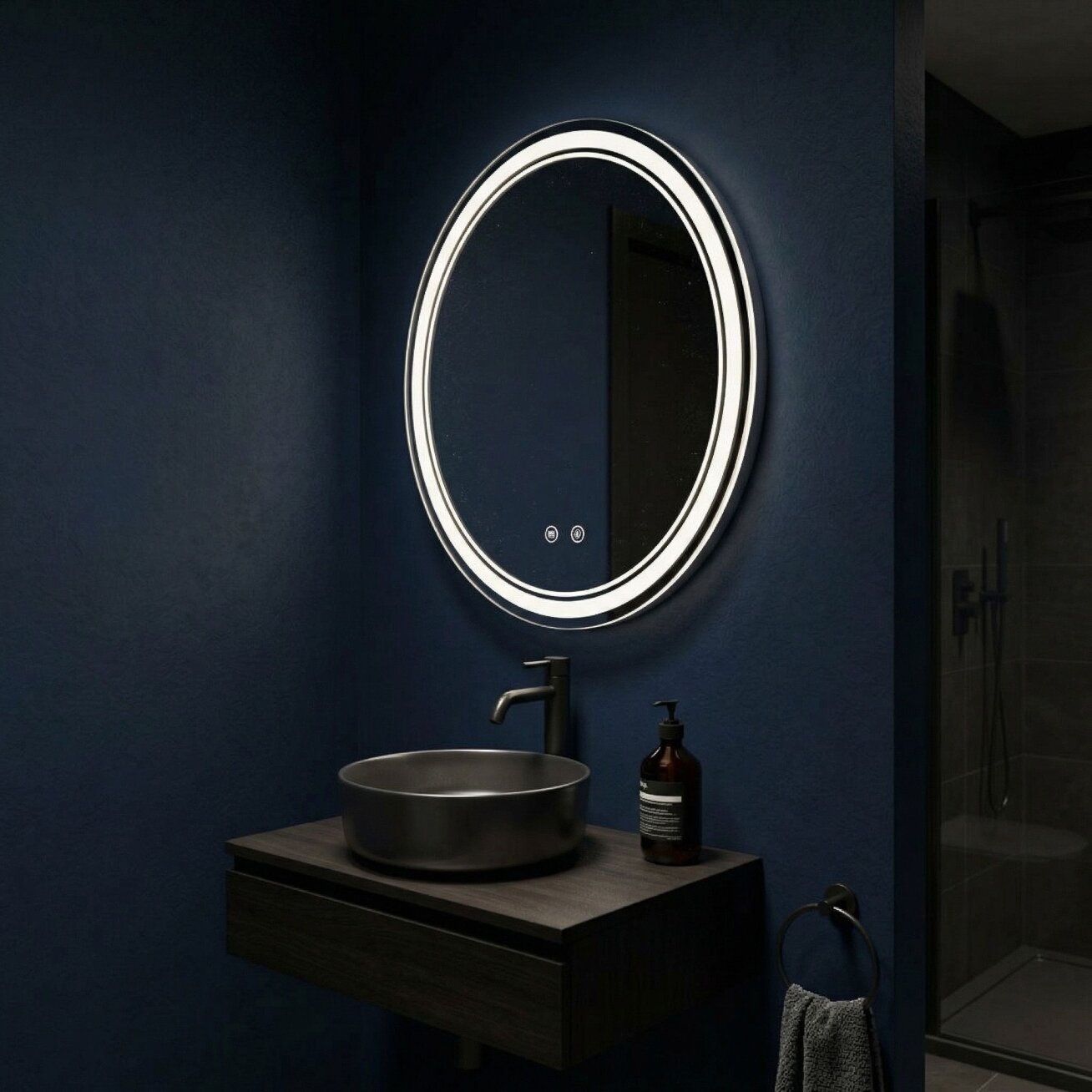 Veidrodis LED SOFT 60 3