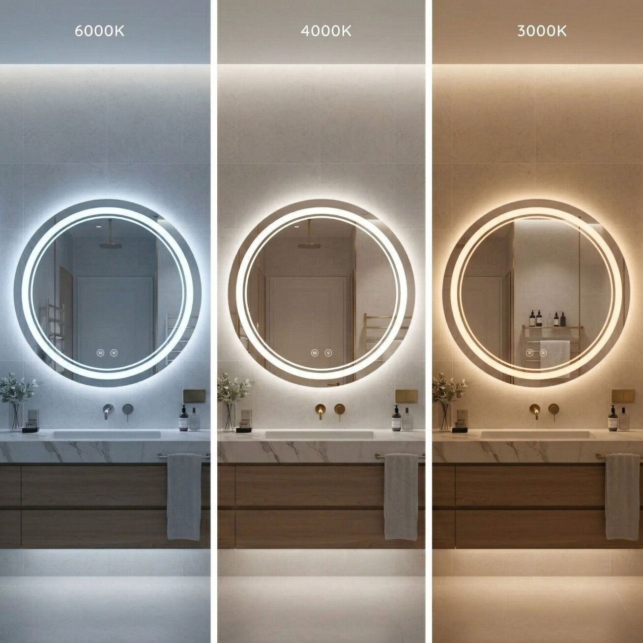 Veidrodis LED SOFT 80 7