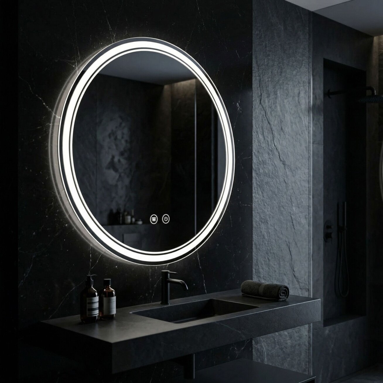 Veidrodis LED SOFT 90 2