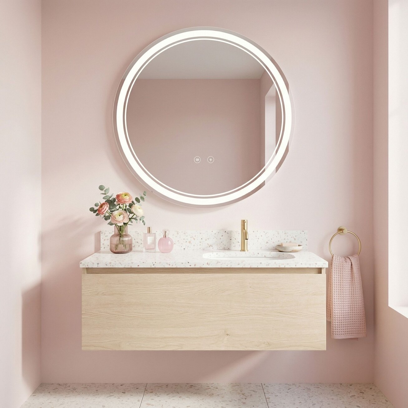 Veidrodis LED SOFT 90 3