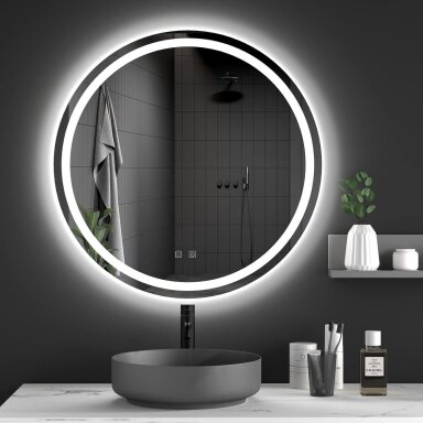 Veidrodis LED 70cm BAS
