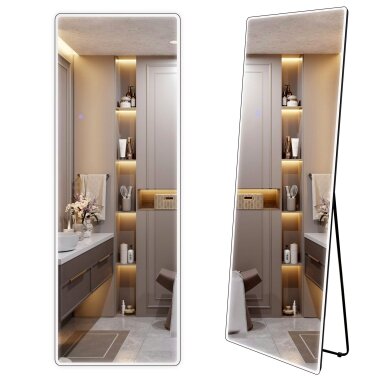 Veidrodis LED Classico 60x170cm Black