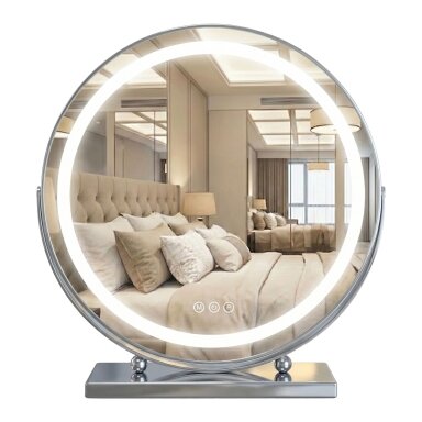 Veidrodis LED MAKE-UP Chrome 50 cm