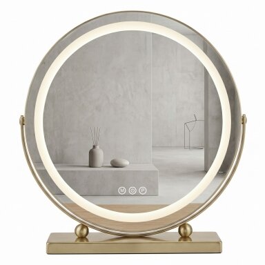 Veidrodis LED MAKE-UP L.Gold 50 cm
