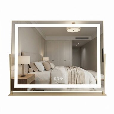 Veidrodis LED STUDIO L.Gold 58x45