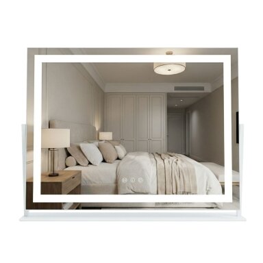 Veidrodis LED STUDIO White 58x45