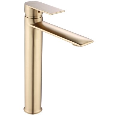 VENETA Brush Gold aukštas praustuvo maišytuvas