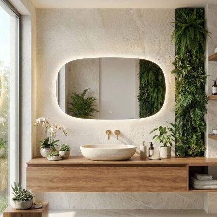 Veidrodis LED 100x60cm TOP-4 4