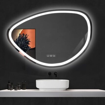 Veidrodis LED 70x100cm FOG 10