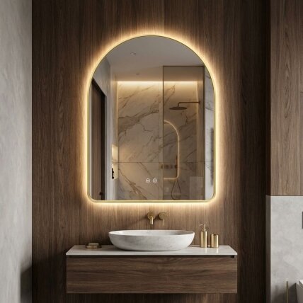Veidrodis LED 80x60cm CAMLOT 3
