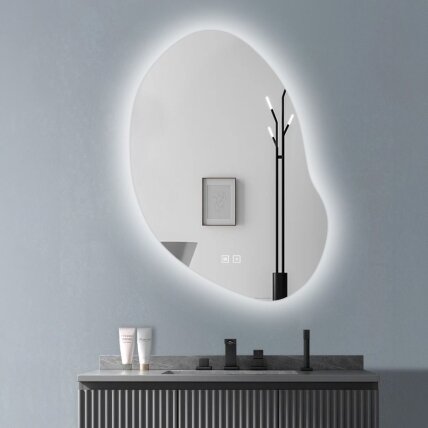 Veidrodis LED 80x60cm CLOUD C 10