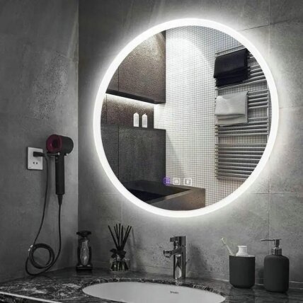 Veidrodis LED BLUETOOTH FFJ 60cm 5 Veidrodis LED BLUETOOTH FFJ 60cm 5