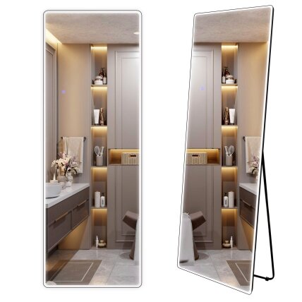 Veidrodis LED Classico 60x170cm Black 11