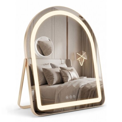 Veidrodis LED GLAM L.Gold 40x45cm Veidrodis LED GLAM L.Gold 40x45cm