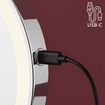 Veidrodis LED Glow Chrome 7