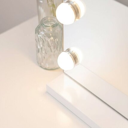 Veidrodis LED HOLLYWOOD White 4