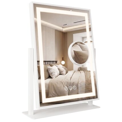 Veidrodis LED LUMI White 30x40cm Veidrodis LED LUMI White 30x40cm