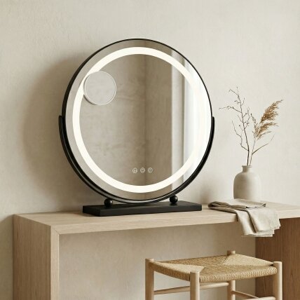 Veidrodis LED MAKE-UP Black 50 cm 1