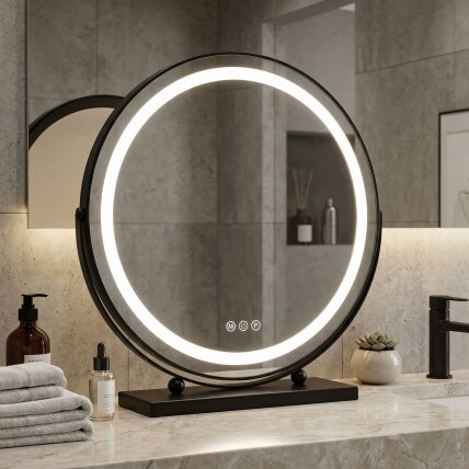 Veidrodis LED MAKE-UP Black 50 cm 2