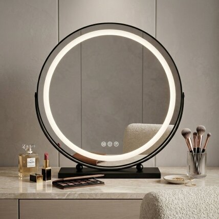 Veidrodis LED MAKE-UP Black 50 cm 9