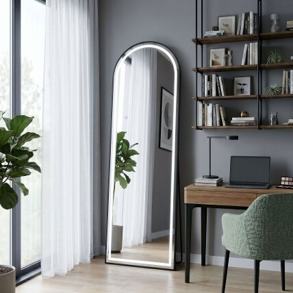 Veidrodis LED Orbit 50x160cm Black 1
