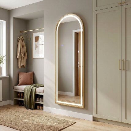 Veidrodis LED Orbit 50x160cm Brush Gold 2