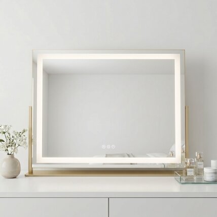 Veidrodis LED STUDIO L.Gold 58x45 4 Veidrodis LED STUDIO L.Gold 58x45 4