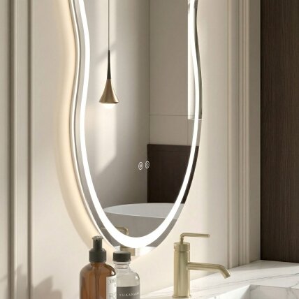 Veidrodis LED UNO 80x55 cm 4