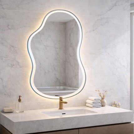 Veidrodis LED UNO DOUBLE 80x55 cm 6
