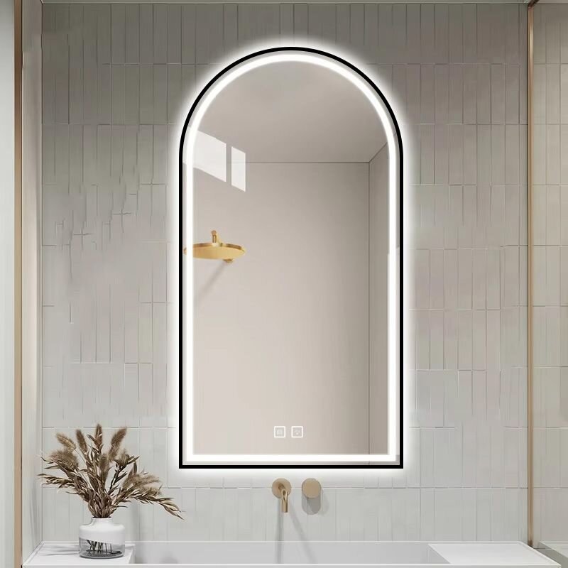 Veidrodis LED 60x100cm DASH BLACK 7 Veidrodis LED 60x100cm DASH BLACK 7