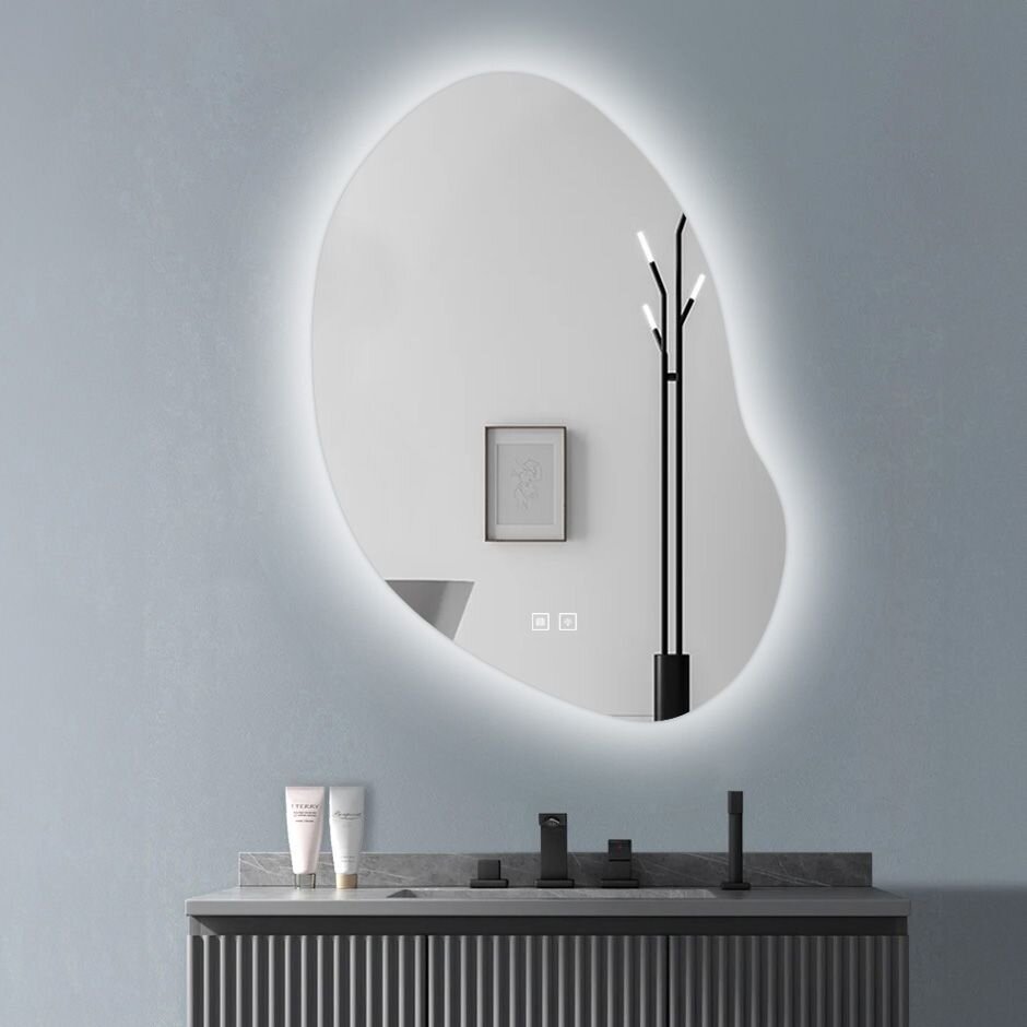 Veidrodis LED 80x60cm CLOUD C 1 Veidrodis LED 80x60cm CLOUD C 1
