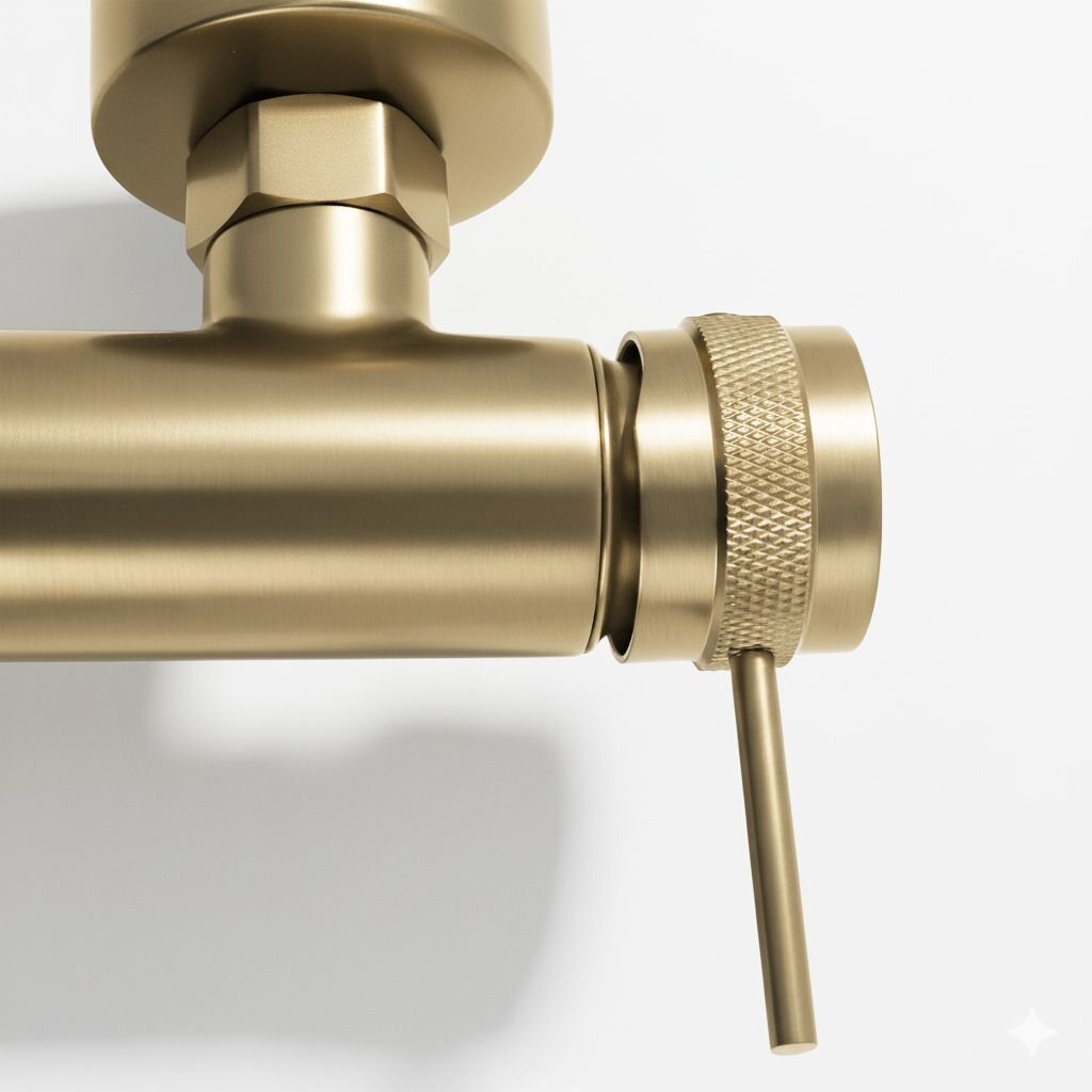 Vonios maišytuvas Lungo Grip Brush Gold 6