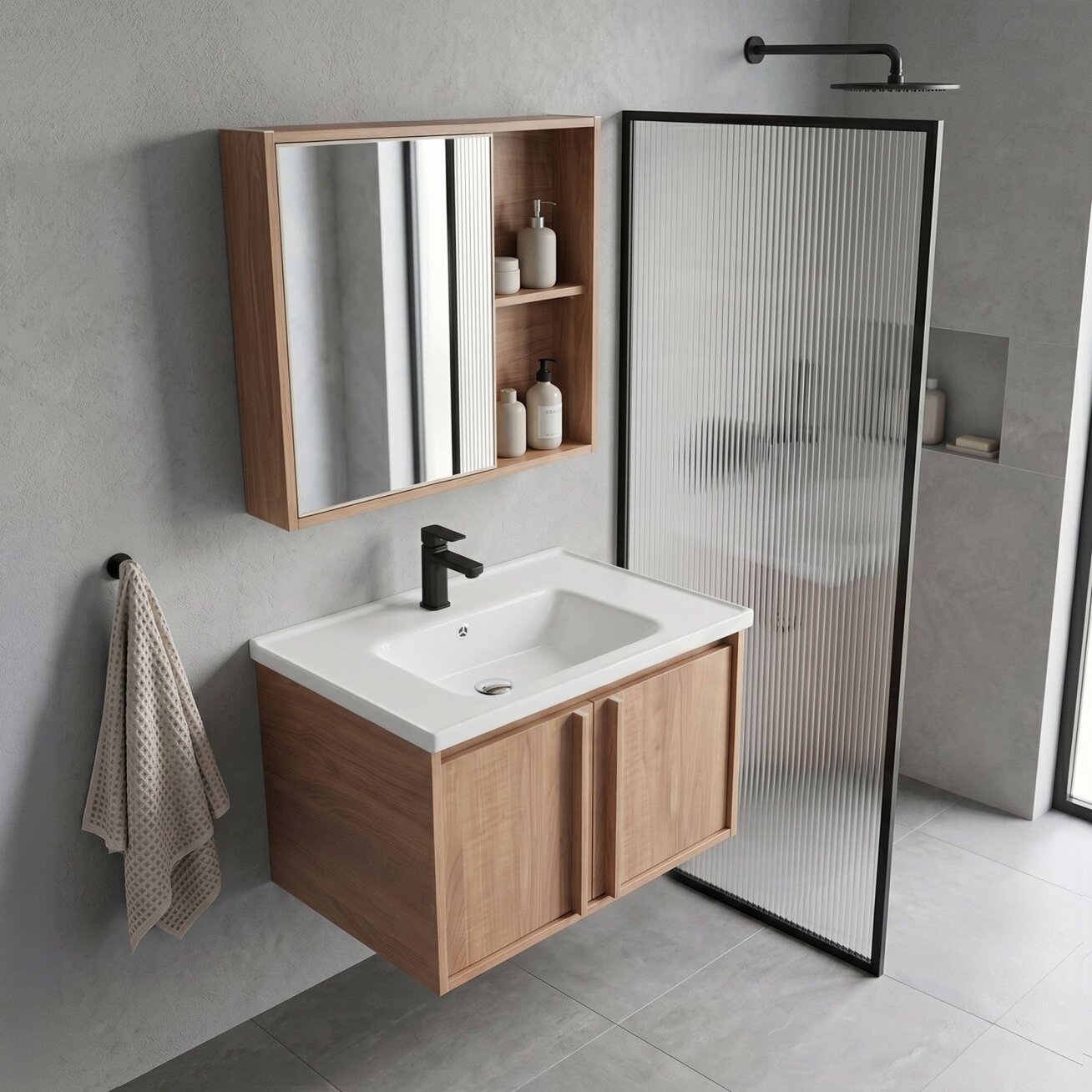 Vonios baldų komplektas su praustuvu Gama T25023 HHL 60CM 3 Vonios baldų komplektas su praustuvu Gama T25023 HHL 60CM 3