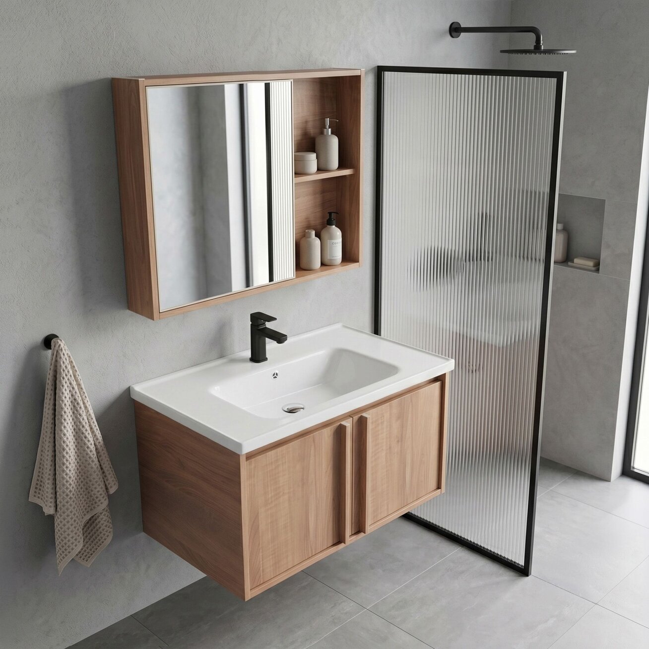 Vonios baldų komplektas su praustuvu Gama T25023 HHL 70CM 3 Vonios baldų komplektas su praustuvu Gama T25023 HHL 70CM 3