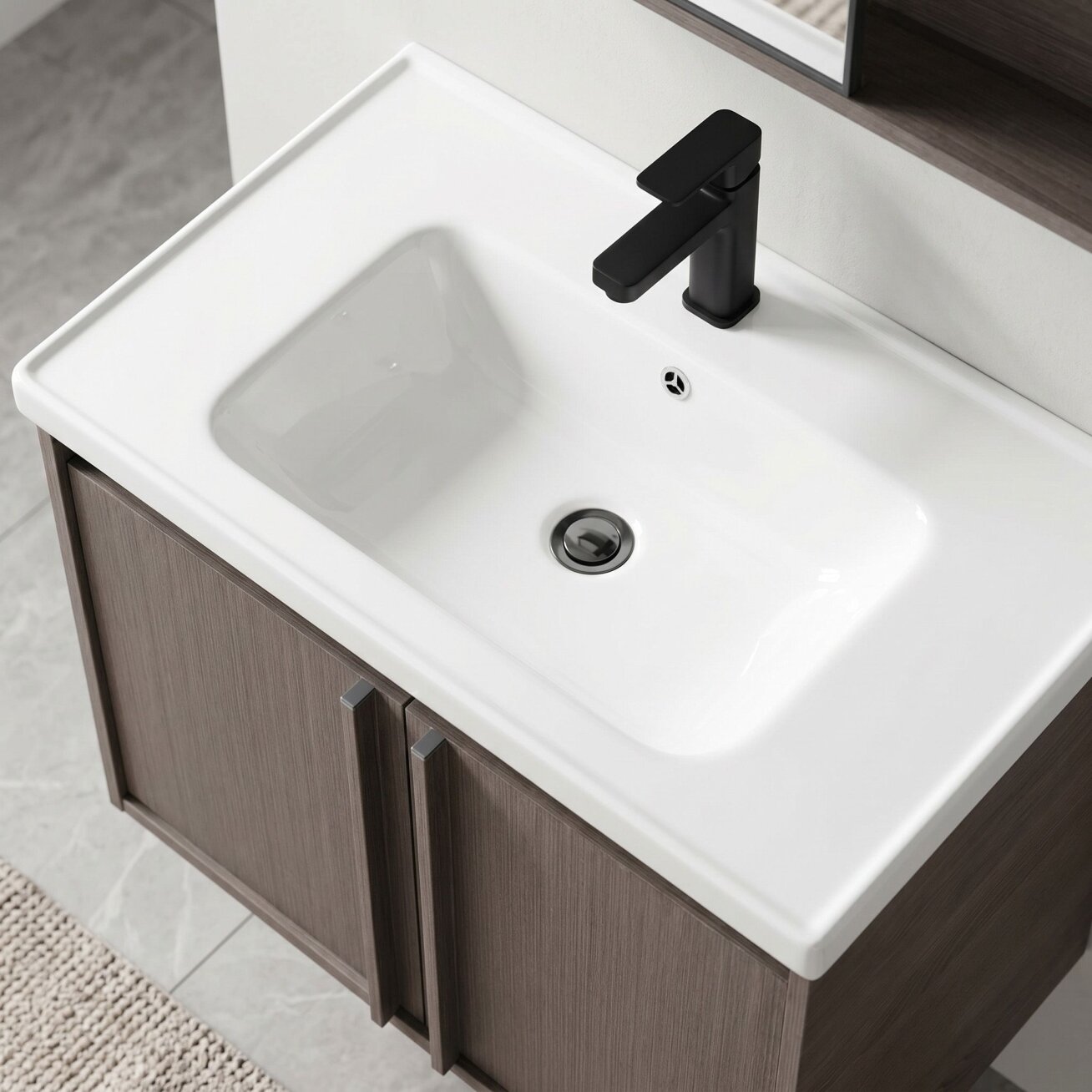 Vonios baldų komplektas su praustuvu Gama T25023 KJM 80CM 5 Vonios baldų komplektas su praustuvu Gama T25023 KJM 80CM 5