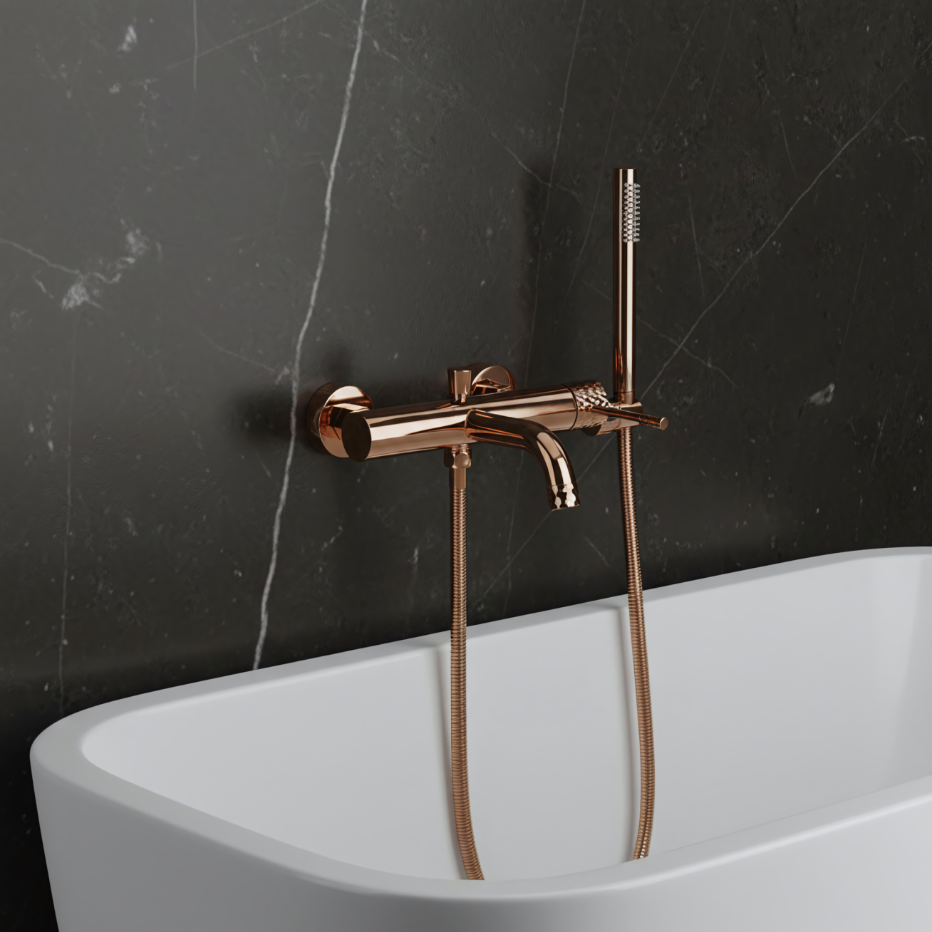 Vonios maišytuvas Lungo Diamond Copper 3 Vonios maišytuvas Lungo Diamond Copper 3