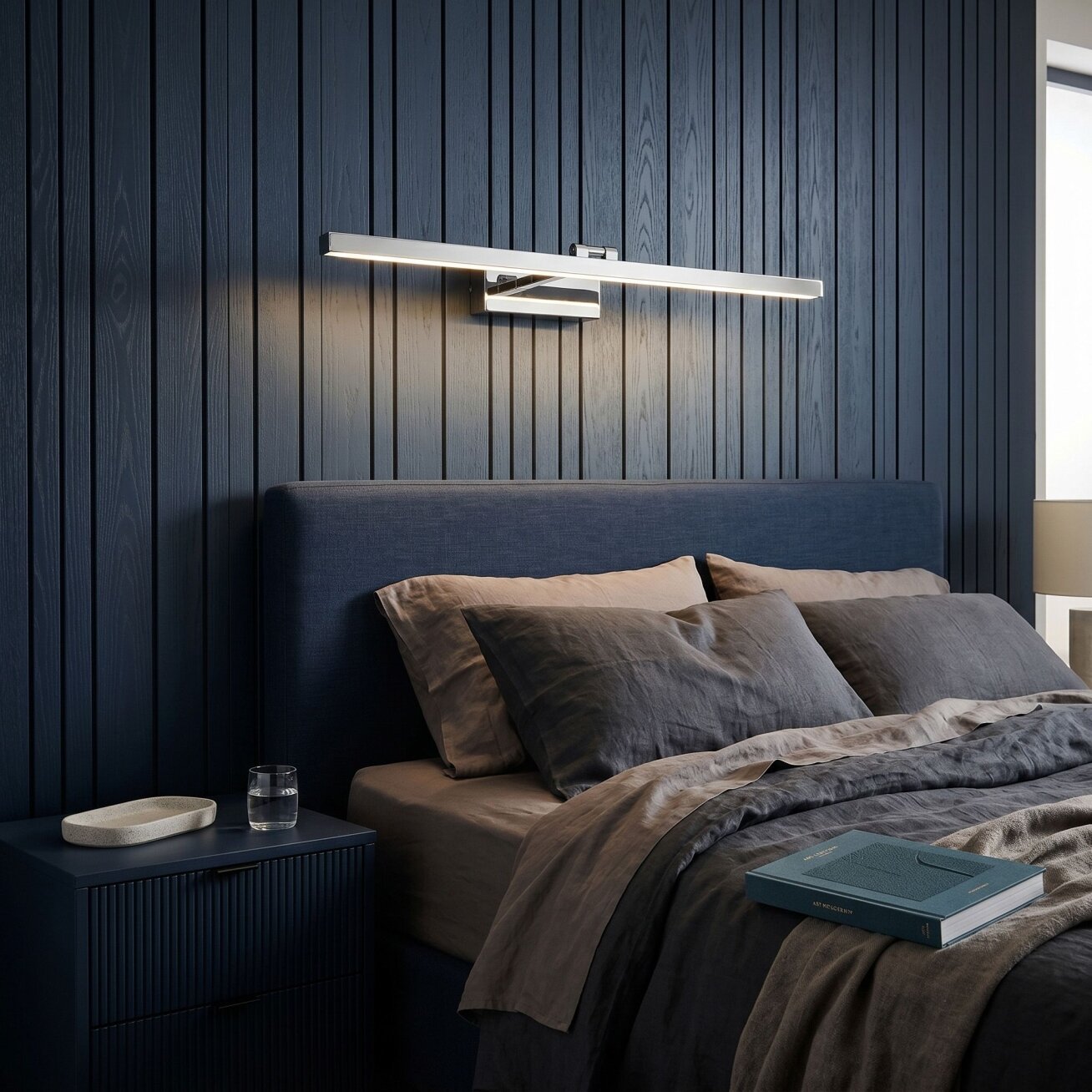 Vonios sieninis LED šviestuvas APP1859-1W 80 cm Chrome 4 Vonios sieninis LED šviestuvas APP1859-1W 80 cm Chrome 4