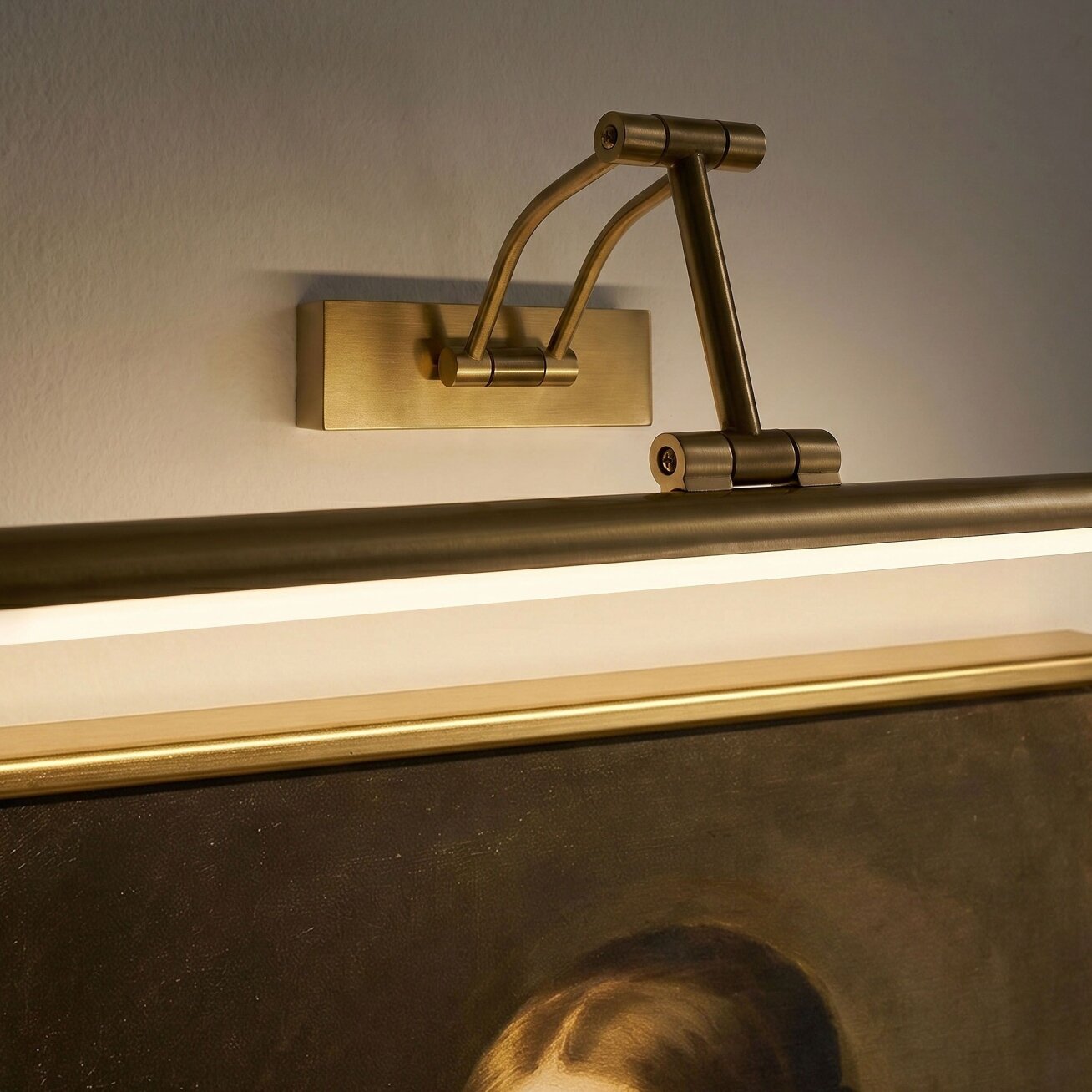 Vonios sieninis LED šviestuvas SWE024-1W 80cm Brush Gold 7 Vonios sieninis LED šviestuvas SWE024-1W 80cm Brush Gold 7