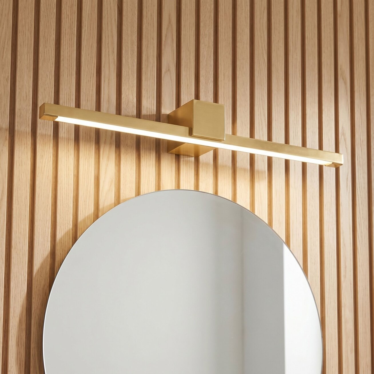 Vonios sieninis LED šviestuvas SWE044-1W 60cm GOLD 4 Vonios sieninis LED šviestuvas SWE044-1W 60cm GOLD 4