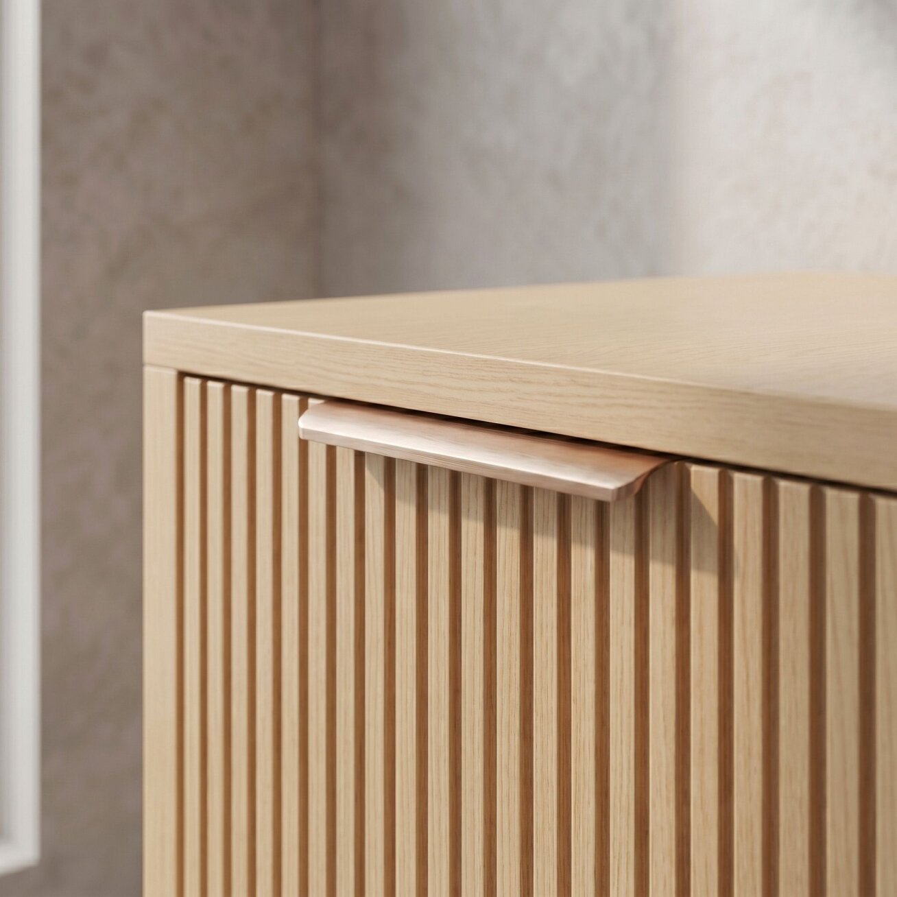 Vonios spintelė po praustuvu Core 80cm Beige 7 Vonios spintelė po praustuvu Core 80cm Beige 7