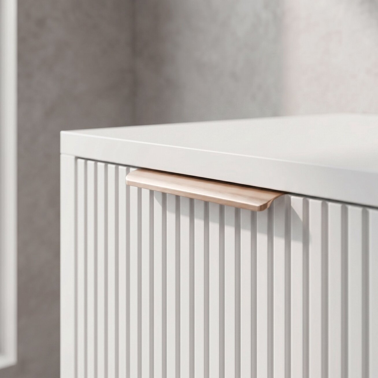 Vonios spintelė po praustuvu Core 80cm White 7 Vonios spintelė po praustuvu Core 80cm White 7