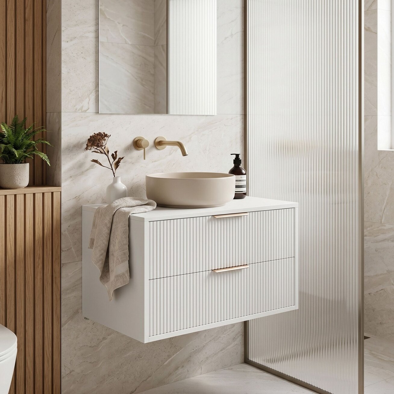 Vonios spintelė po praustuvu Mono 80cm White 2 Vonios spintelė po praustuvu Mono 80cm White 2