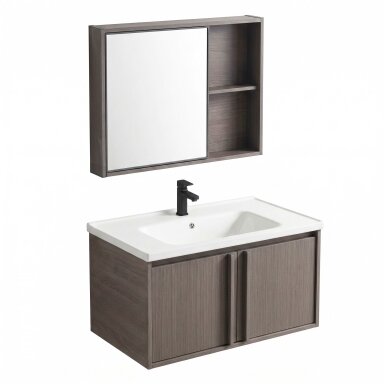 Vonios baldų komplektas su praustuvu Gama T25023 KJM 80CM