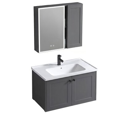 Vonios baldų komplektas su praustuvu Monti 60cm Grey