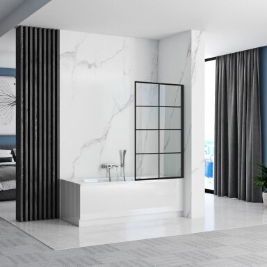 Vonios sienelė Lagos-1 Fix 70 Black