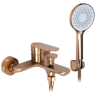 Vonios maišytuvas DROP Brush Copper