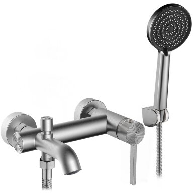 Vonios maišytuvas FOSTER Nickel Brush